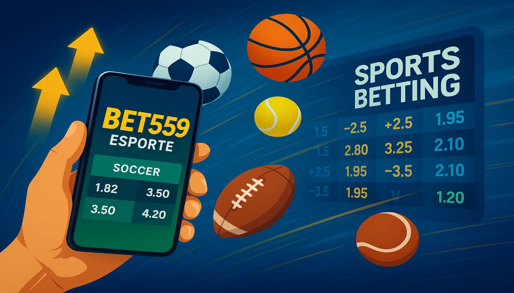 Aposte em apostas esportivas no cassino online BET559